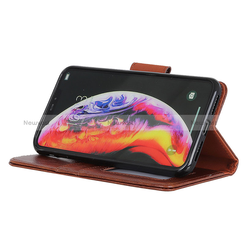 Leather Case Stands Flip Cover Holder N05P for Oppo Reno7 4G