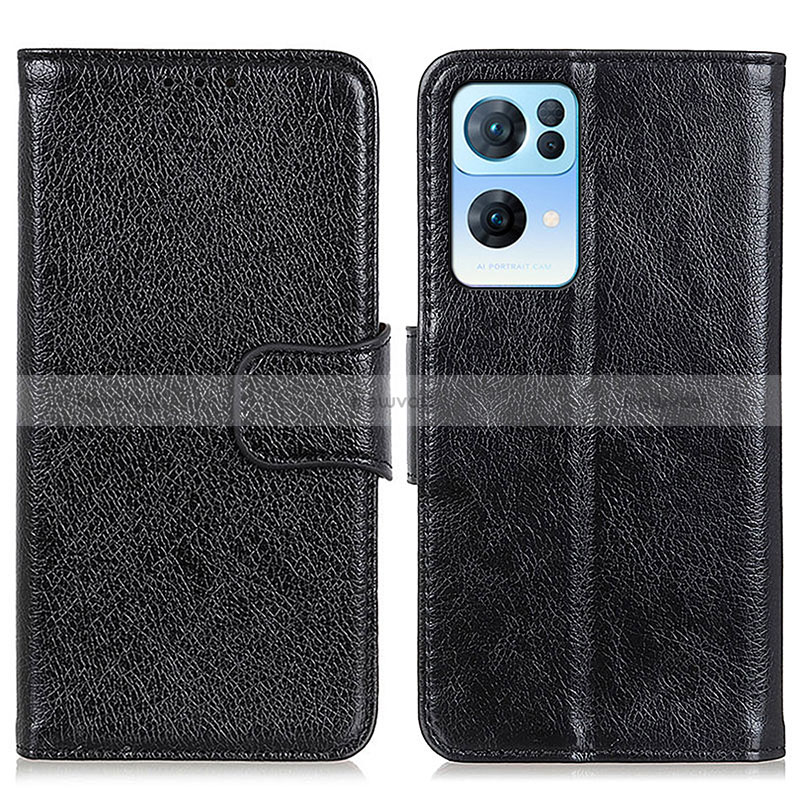 Leather Case Stands Flip Cover Holder N05P for Oppo Reno7 Pro 5G