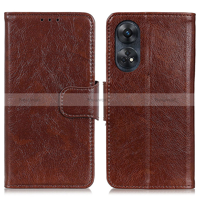 Leather Case Stands Flip Cover Holder N05P for Oppo Reno8 T 4G