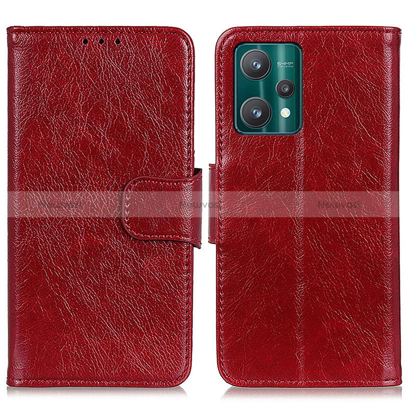 Leather Case Stands Flip Cover Holder N05P for Realme 9 Pro 5G