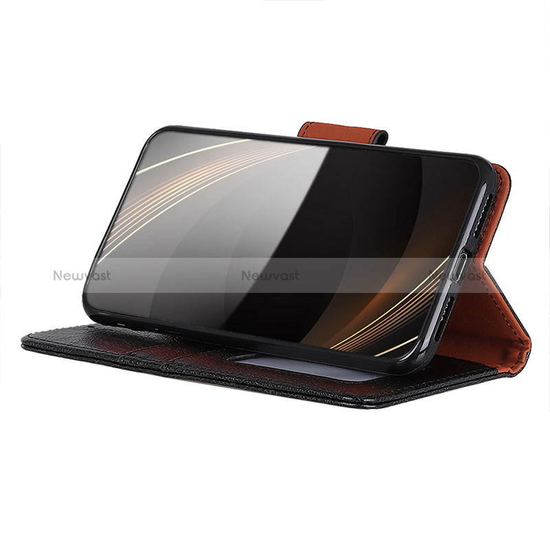 Leather Case Stands Flip Cover Holder N05P for Realme GT2 Pro 5G