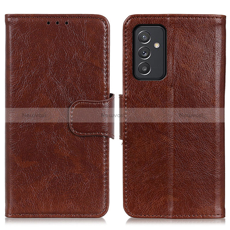 Leather Case Stands Flip Cover Holder N05P for Samsung Galaxy A15 4G