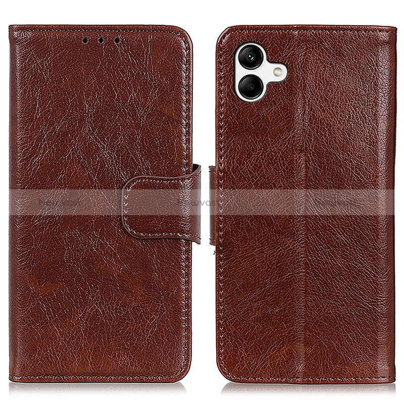 Leather Case Stands Flip Cover Holder N05P for Samsung Galaxy M04