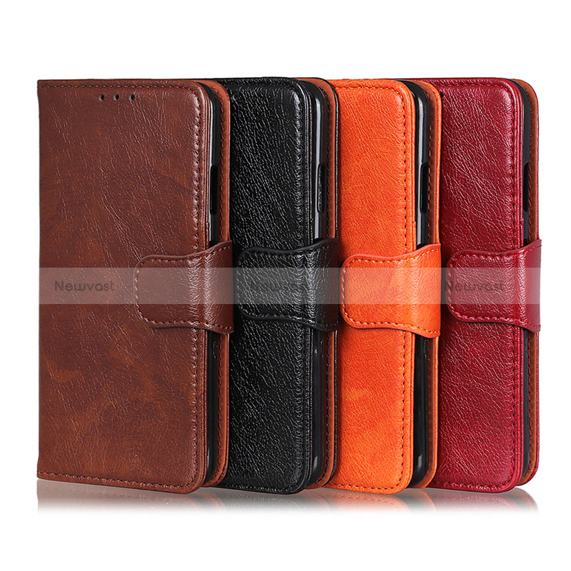 Leather Case Stands Flip Cover Holder N05P for Samsung Galaxy M04