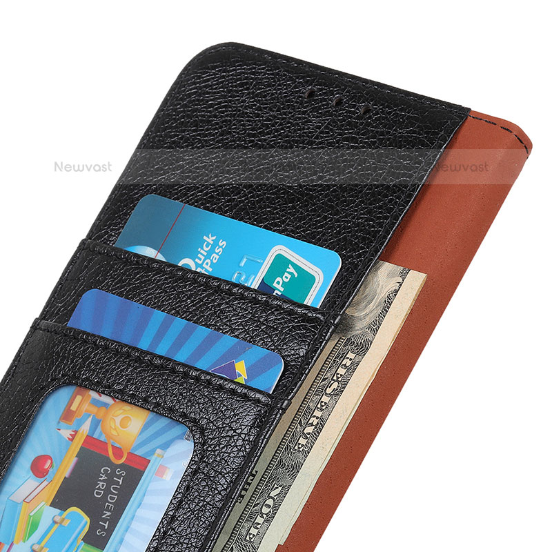 Leather Case Stands Flip Cover Holder N05P for Samsung Galaxy S23 5G