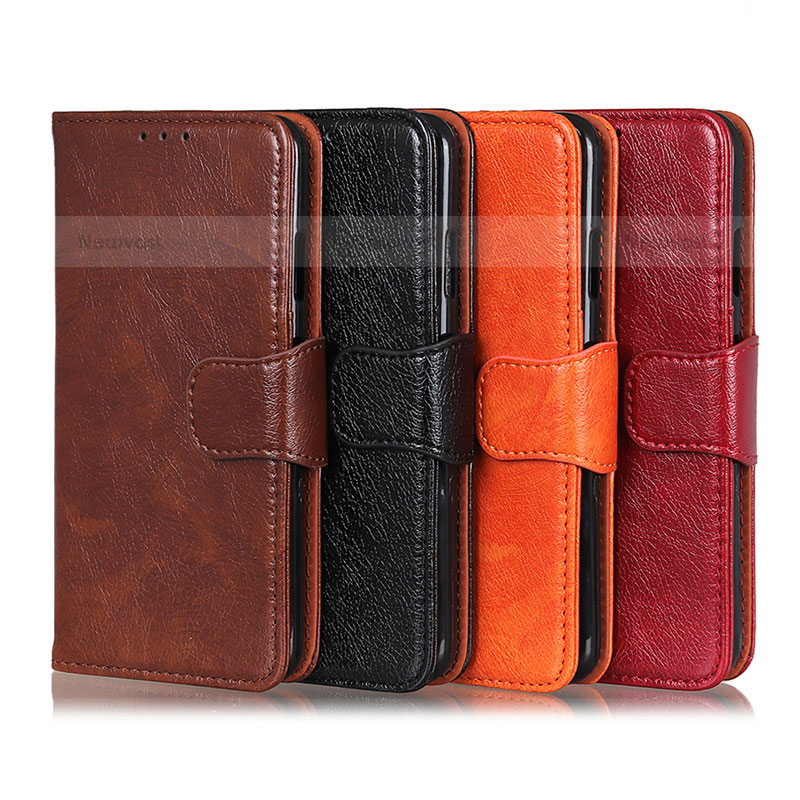 Leather Case Stands Flip Cover Holder N05P for Samsung Galaxy S23 5G