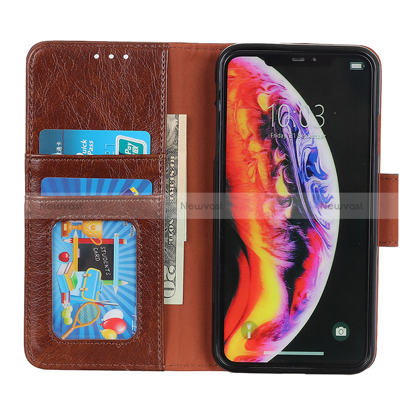Leather Case Stands Flip Cover Holder N05P for Sony Xperia 5 IV