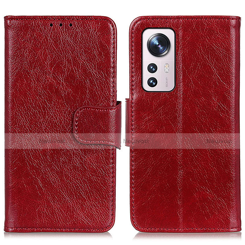 Leather Case Stands Flip Cover Holder N05P for Xiaomi Mi 12 5G