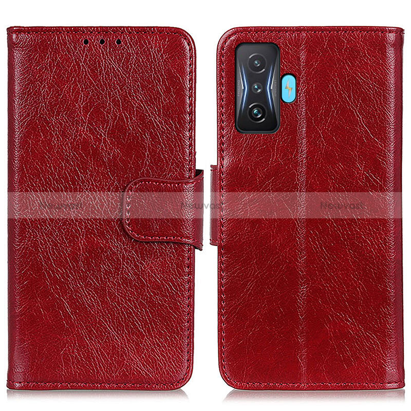 Leather Case Stands Flip Cover Holder N05P for Xiaomi Poco F4 GT 5G