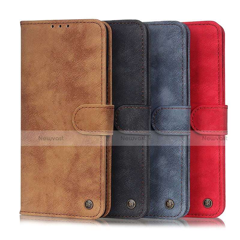 Leather Case Stands Flip Cover Holder N06P for Motorola Moto G40 Fusion