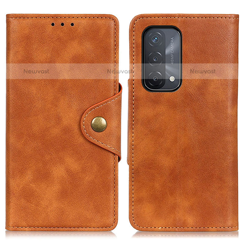 Leather Case Stands Flip Cover Holder N06P for OnePlus Nord N200 5G