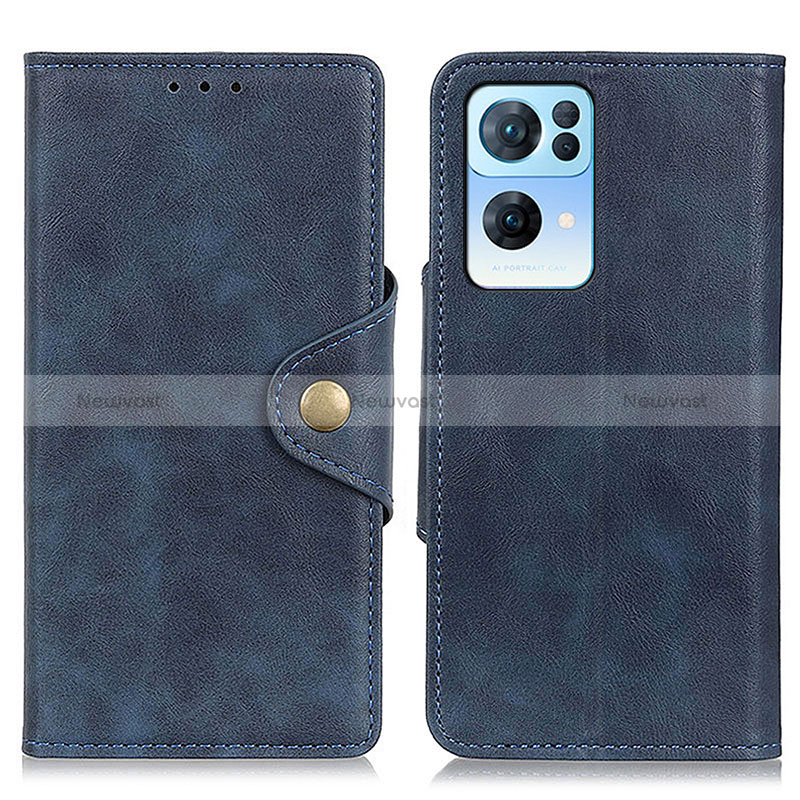 Leather Case Stands Flip Cover Holder N06P for Oppo Reno7 Pro 5G