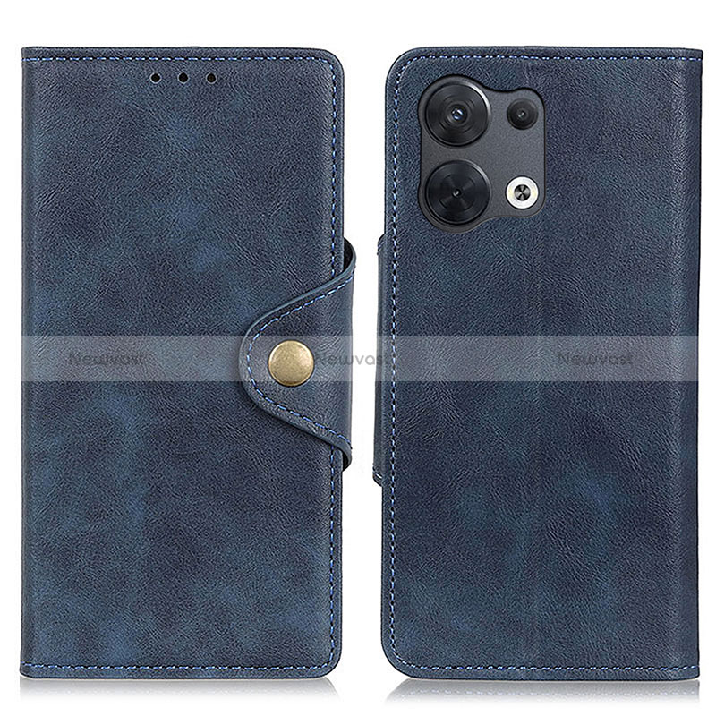 Leather Case Stands Flip Cover Holder N06P for Oppo Reno9 5G