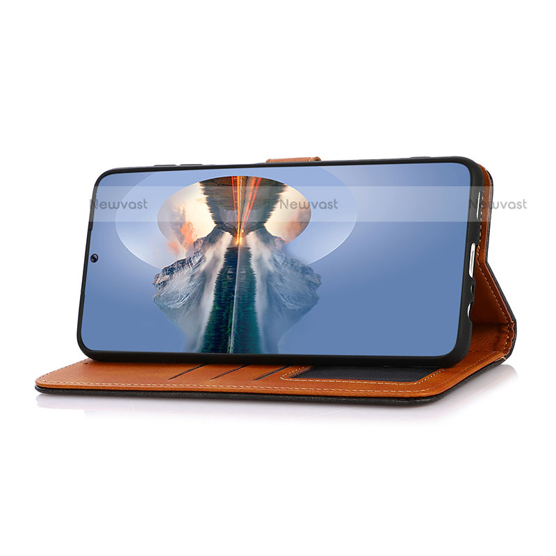 Leather Case Stands Flip Cover Holder N07P for Motorola Moto Edge Lite 5G