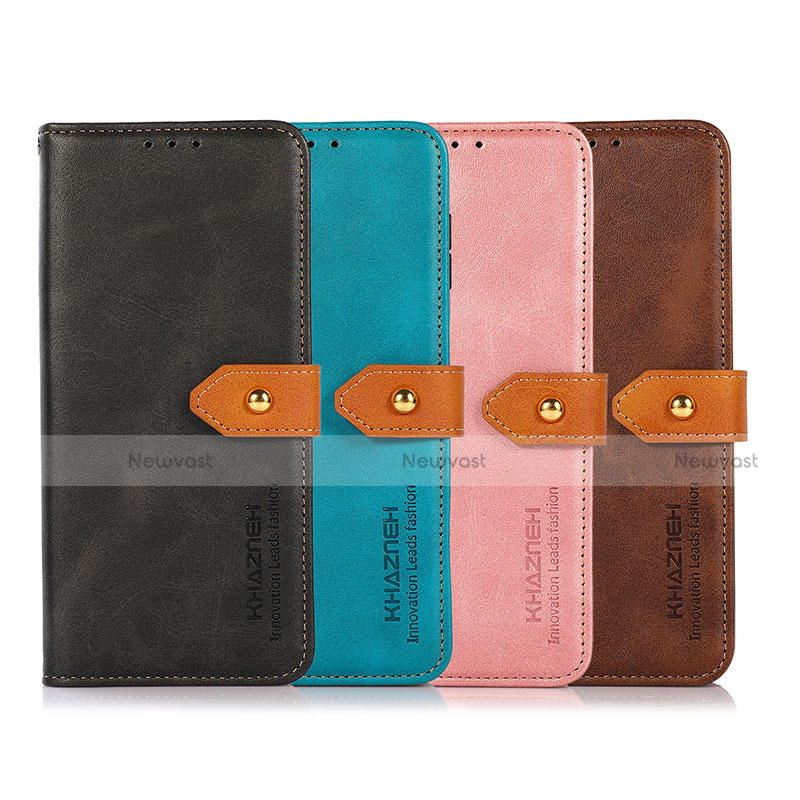Leather Case Stands Flip Cover Holder N07P for Motorola Moto G42