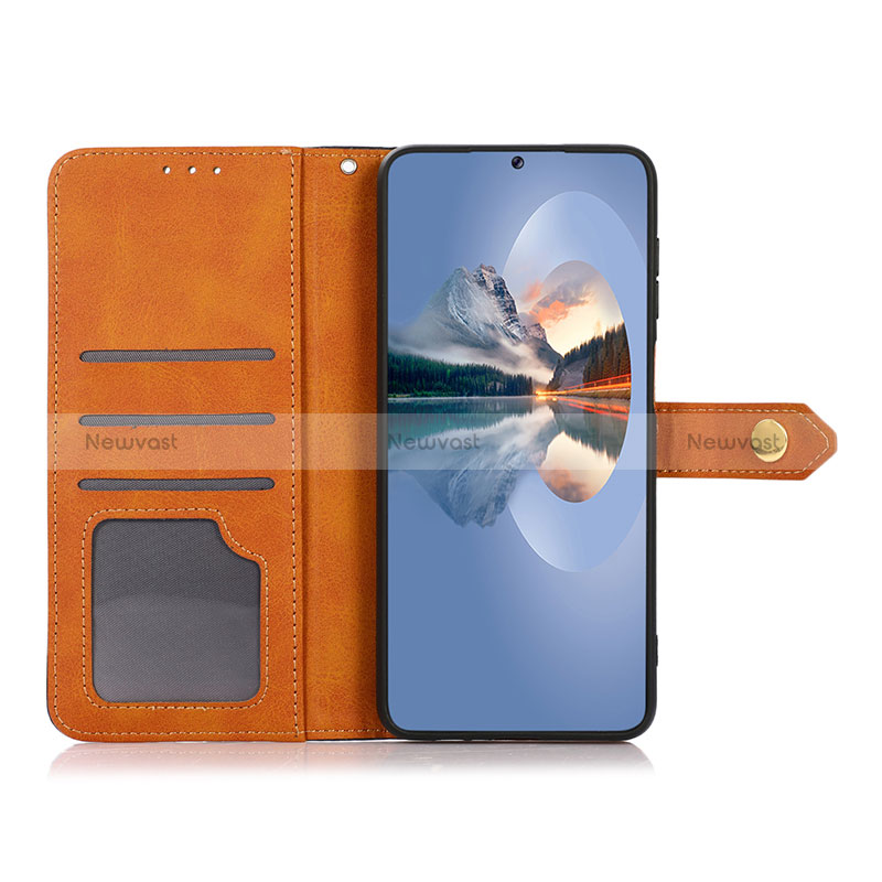 Leather Case Stands Flip Cover Holder N07P for Oppo A77 5G