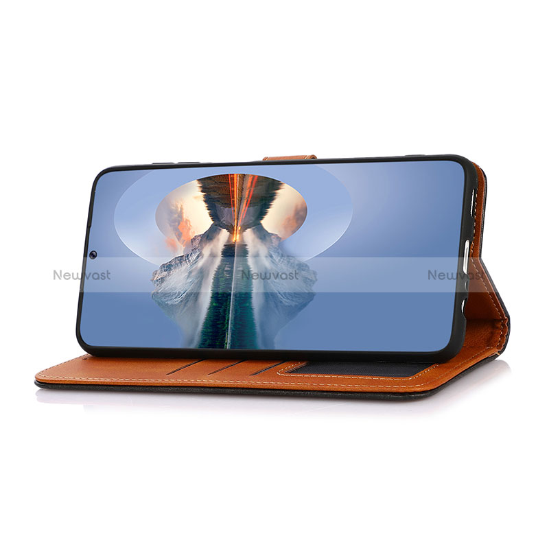 Leather Case Stands Flip Cover Holder N07P for Oppo Reno7 4G