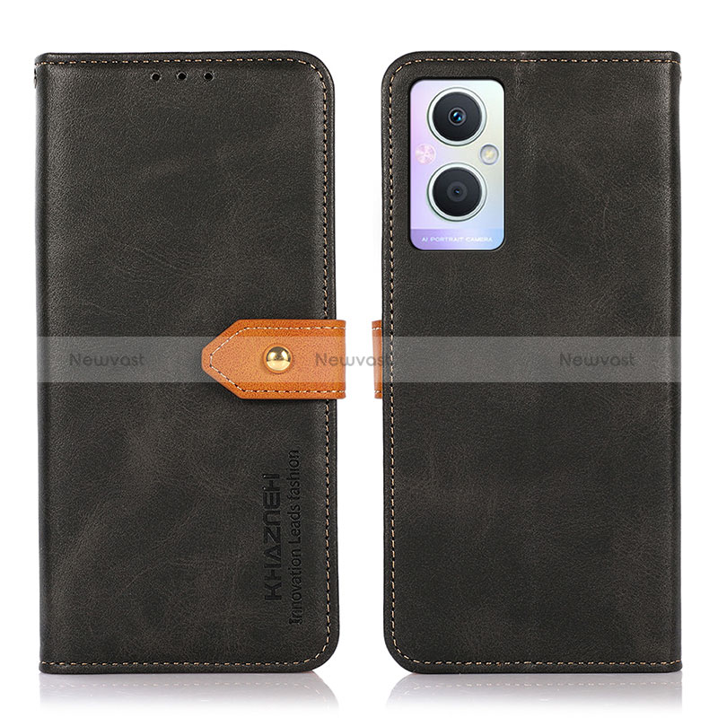 Leather Case Stands Flip Cover Holder N07P for Oppo Reno7 Z 5G