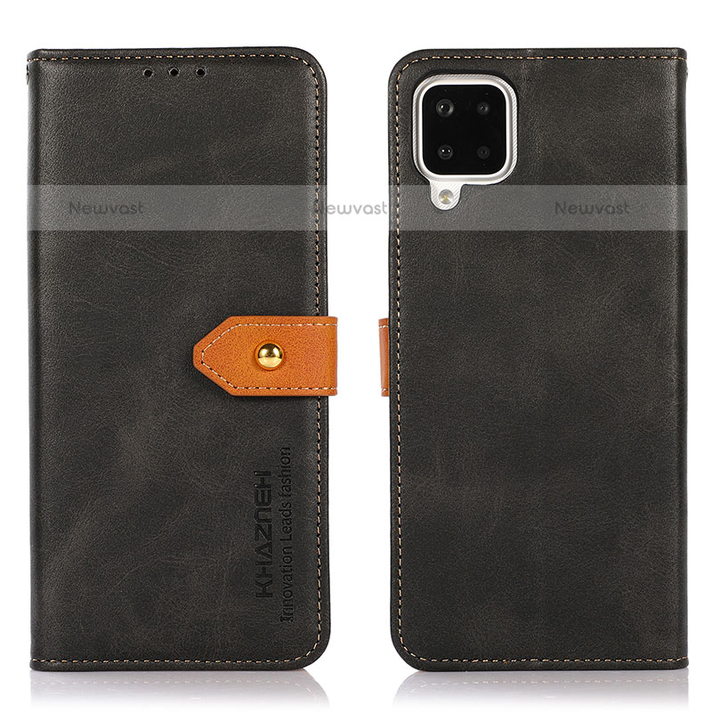 Leather Case Stands Flip Cover Holder N07P for Samsung Galaxy F12