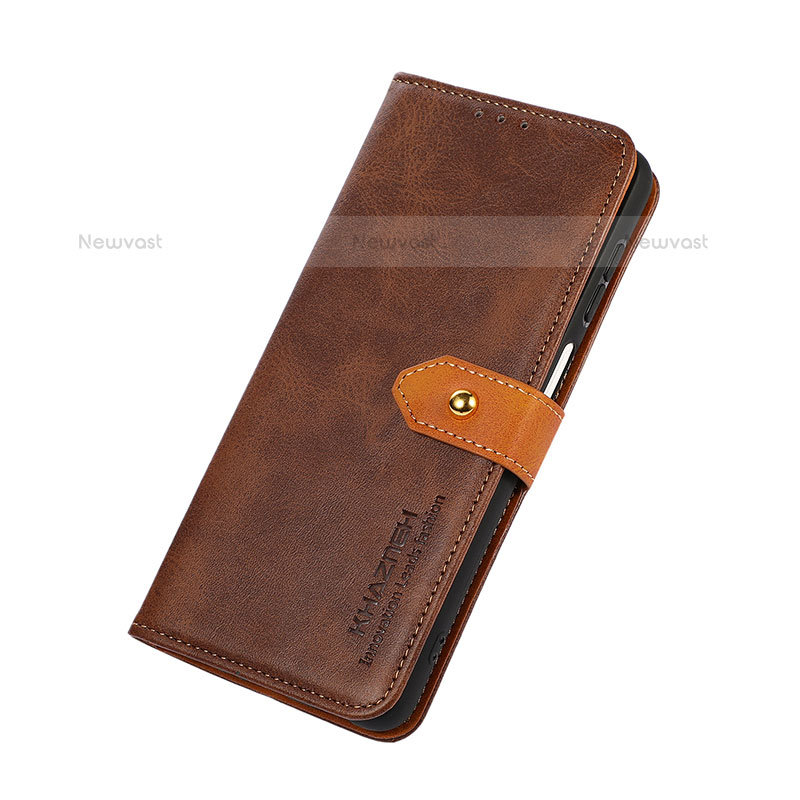 Leather Case Stands Flip Cover Holder N07P for Samsung Galaxy S21 5G