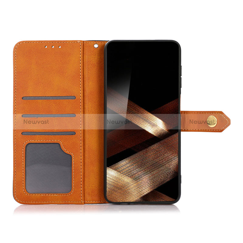 Leather Case Stands Flip Cover Holder N07P for Samsung Galaxy S24 5G