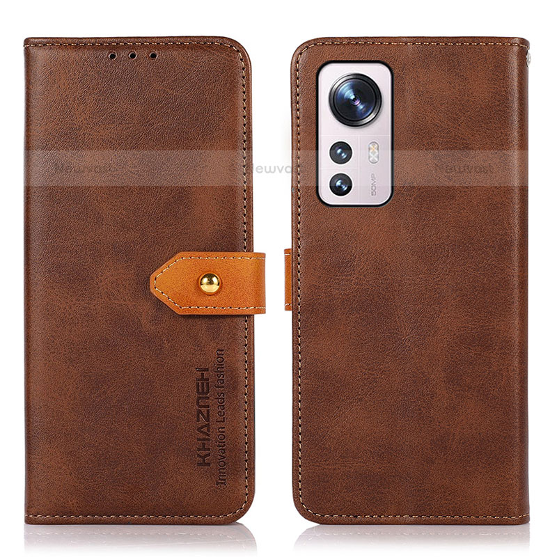 Leather Case Stands Flip Cover Holder N07P for Xiaomi Mi 12S 5G