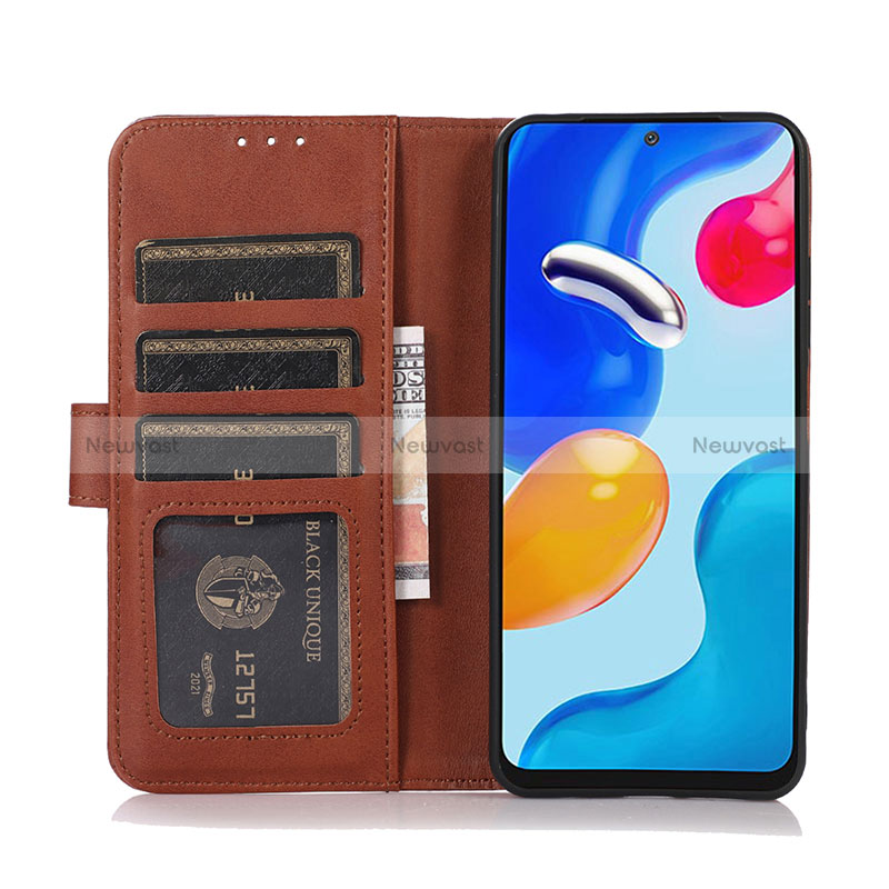 Leather Case Stands Flip Cover Holder N08P for Sony Xperia 5 IV