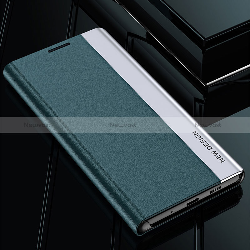 Leather Case Stands Flip Cover Holder Q01H for Xiaomi Mi 10i 5G