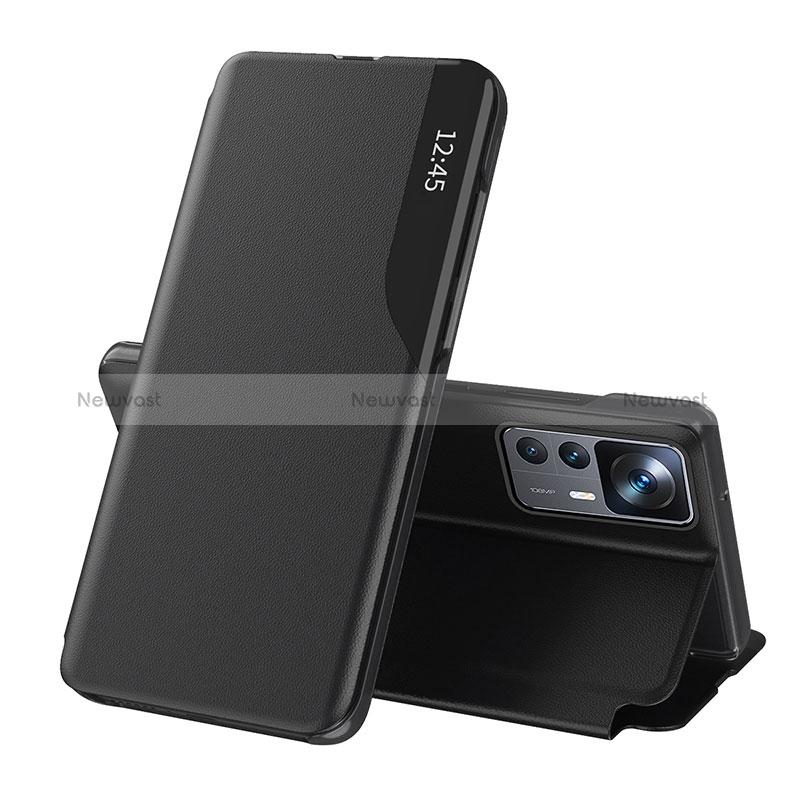 Leather Case Stands Flip Cover Holder Q02H for Xiaomi Mi 12T Pro 5G