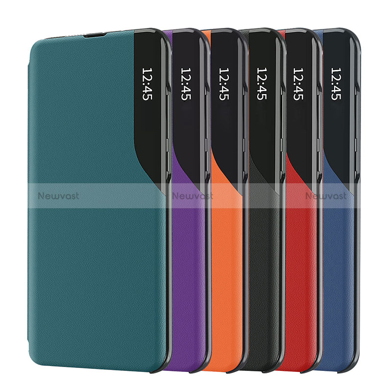 Leather Case Stands Flip Cover Holder Q02H for Xiaomi Redmi 10C 4G