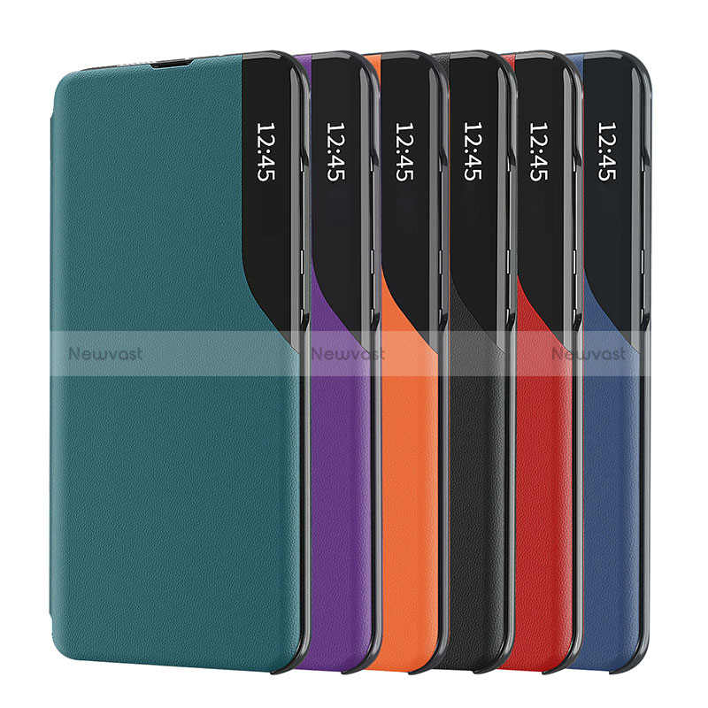 Leather Case Stands Flip Cover Holder Q02H for Xiaomi Redmi Note 11E Pro 5G