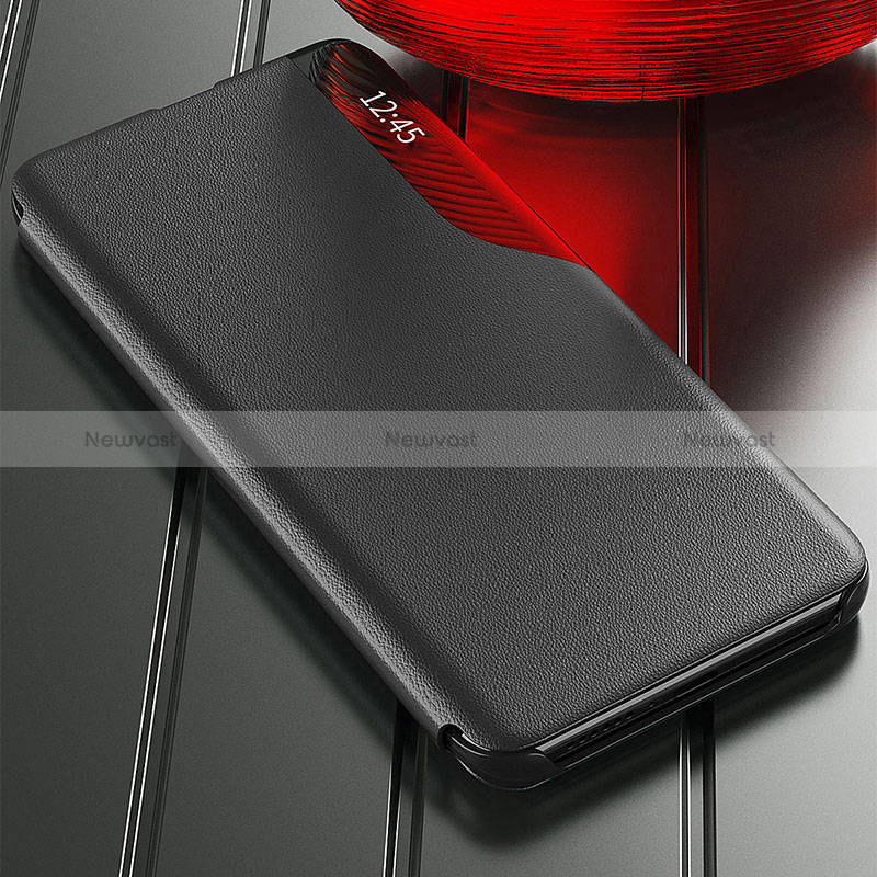 Leather Case Stands Flip Cover Holder Q02H for Xiaomi Redmi Note 12 5G