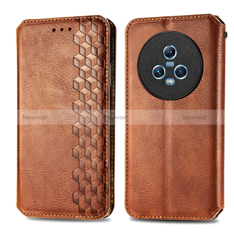 Leather Case Stands Flip Cover Holder S01D for Huawei Honor Magic5 5G