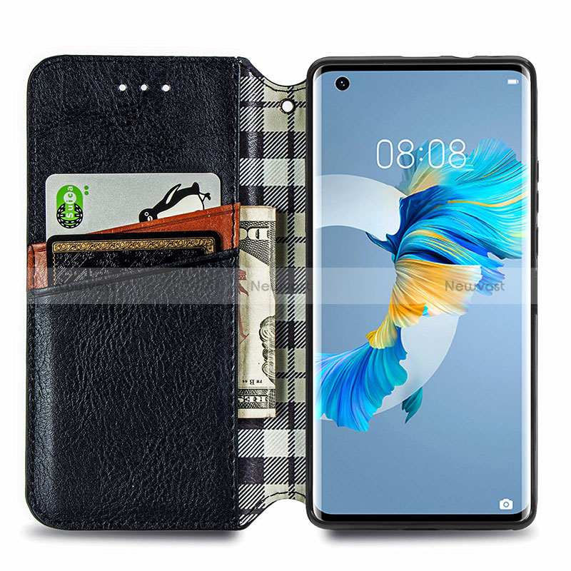 Leather Case Stands Flip Cover Holder S01D for Huawei Mate 40