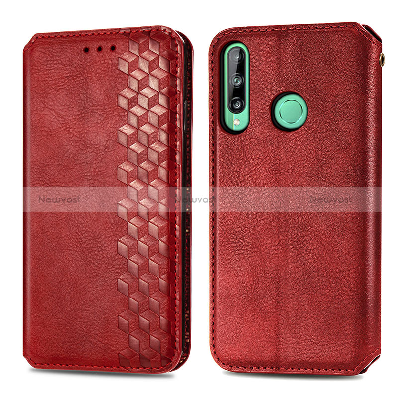 Leather Case Stands Flip Cover Holder S01D for Huawei Y7p