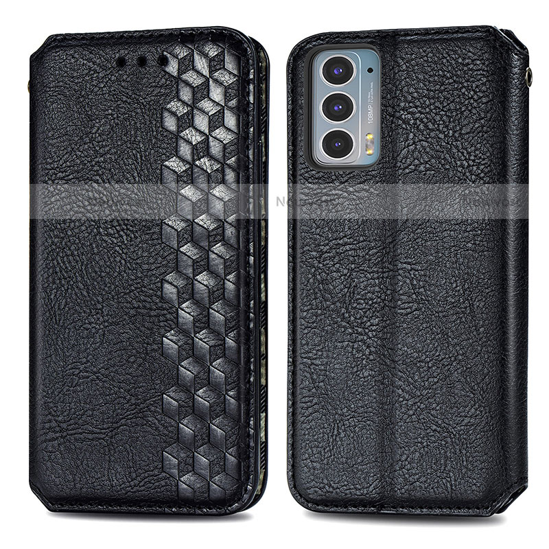 Leather Case Stands Flip Cover Holder S01D for Motorola Moto Edge 20 5G