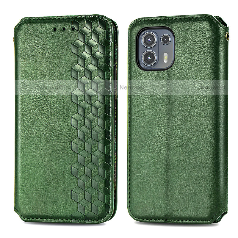 Leather Case Stands Flip Cover Holder S01D for Motorola Moto Edge 20 Lite 5G