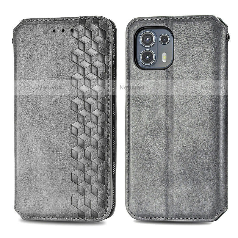 Leather Case Stands Flip Cover Holder S01D for Motorola Moto Edge 20 Lite 5G