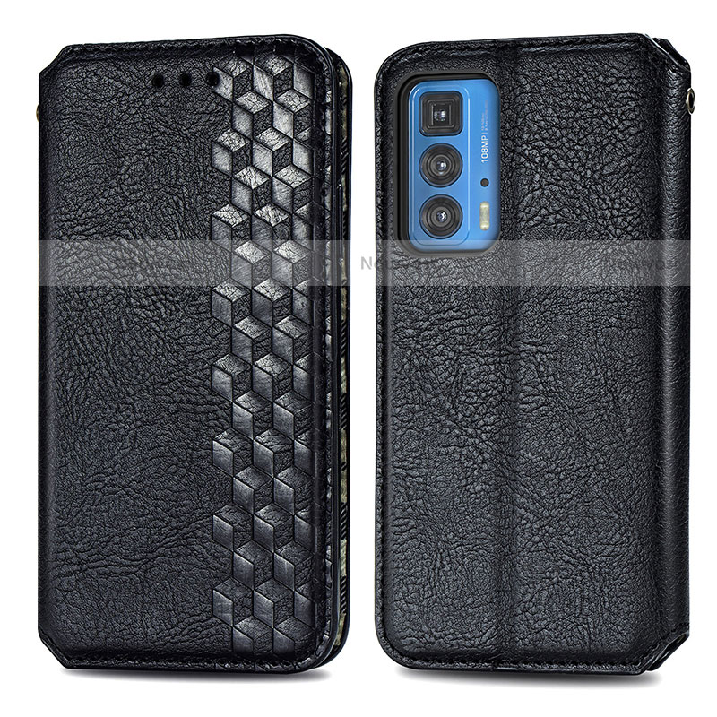 Leather Case Stands Flip Cover Holder S01D for Motorola Moto Edge 20 Pro 5G