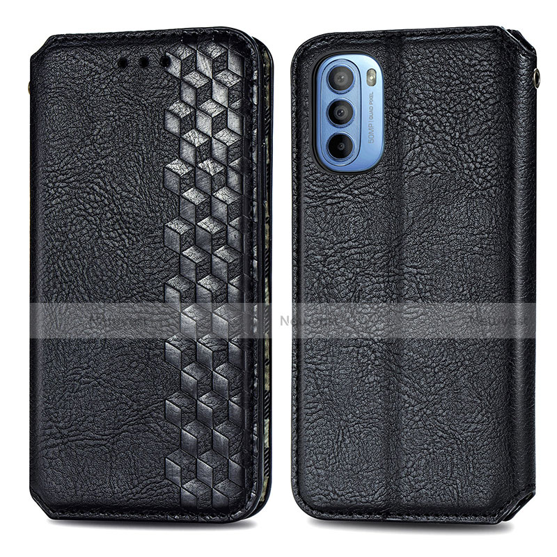 Leather Case Stands Flip Cover Holder S01D for Motorola Moto G41