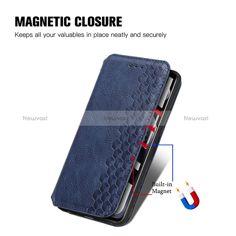 Leather Case Stands Flip Cover Holder S01D for Realme GT Neo 3T 5G
