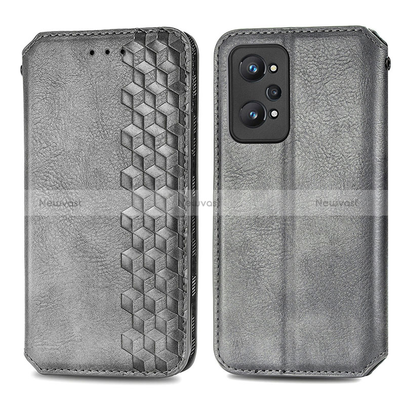 Leather Case Stands Flip Cover Holder S01D for Realme GT Neo 3T 5G