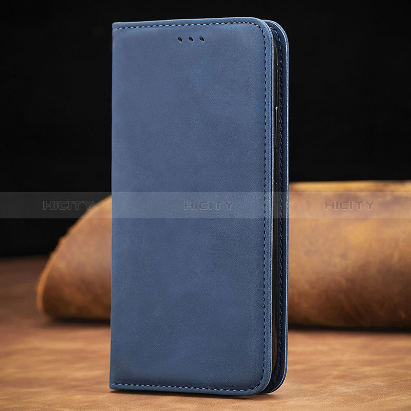 Leather Case Stands Flip Cover Holder S01D for Samsung Galaxy A01 SM-A015