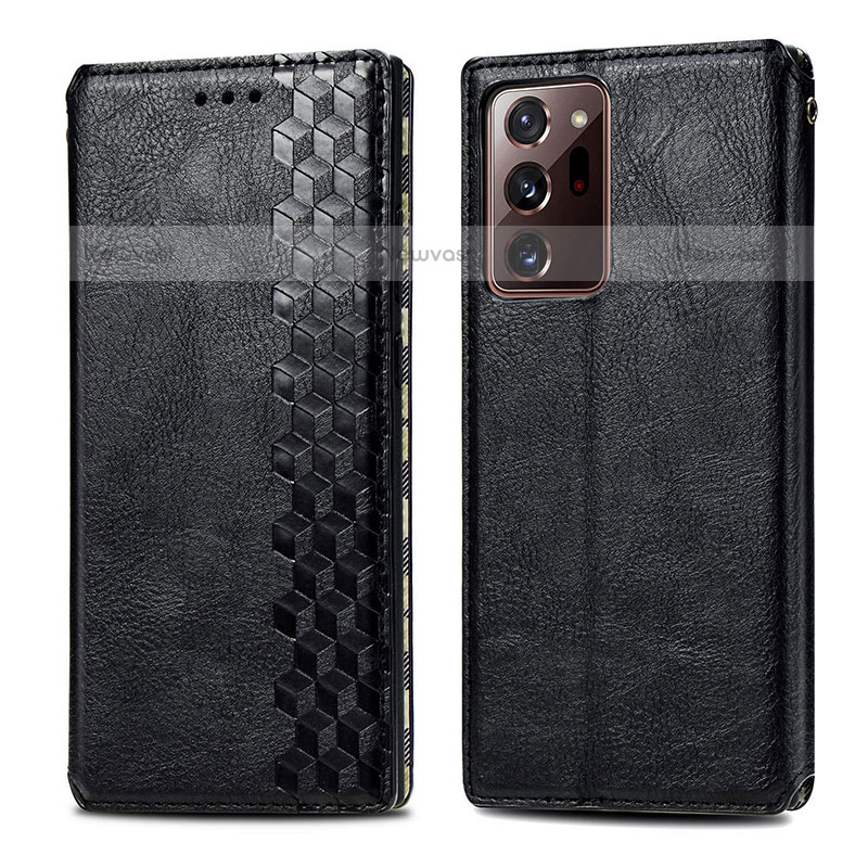 Leather Case Stands Flip Cover Holder S01D for Samsung Galaxy Note 20 Ultra 5G