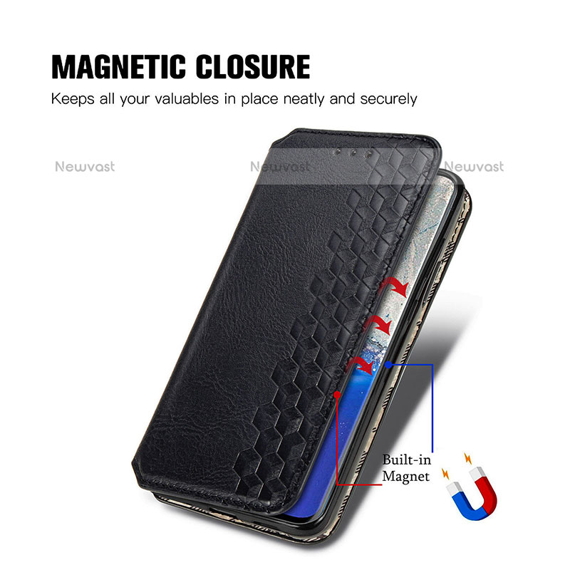 Leather Case Stands Flip Cover Holder S01D for Samsung Galaxy S20