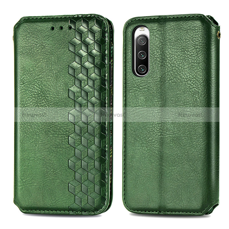Leather Case Stands Flip Cover Holder S01D for Sony Xperia 10 IV