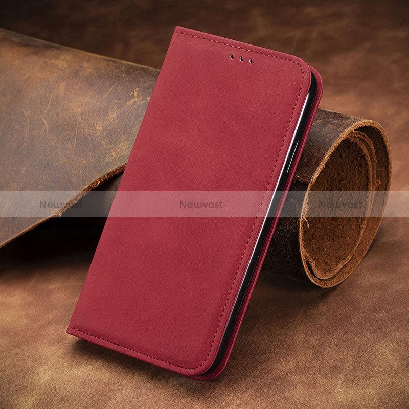 Leather Case Stands Flip Cover Holder S01D for Xiaomi Mi 10T Pro 5G