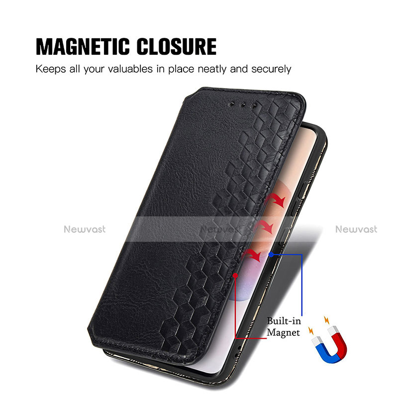 Leather Case Stands Flip Cover Holder S01D for Xiaomi Mi 12 5G