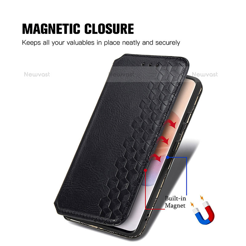 Leather Case Stands Flip Cover Holder S01D for Xiaomi Mi 12S 5G