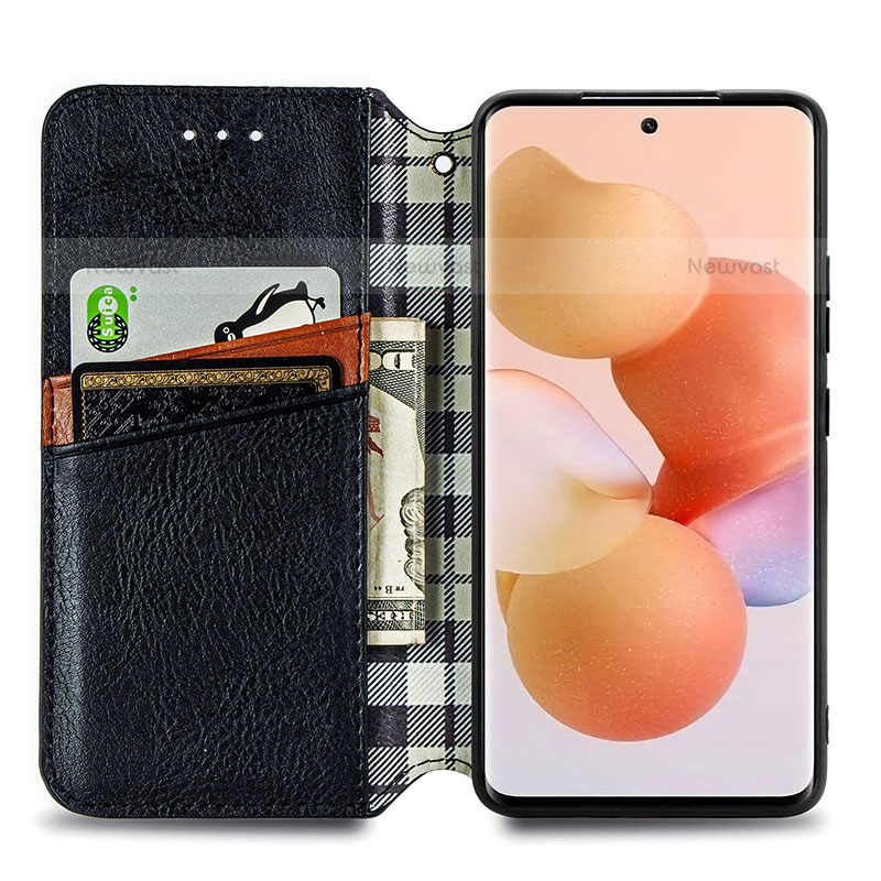 Leather Case Stands Flip Cover Holder S01D for Xiaomi Mi 12S 5G